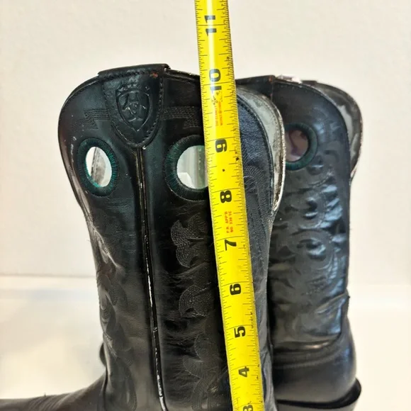 Ariat Crossfire Western leather 16847 Square toe Boots US Size 6.5B - Picture 14 of 16